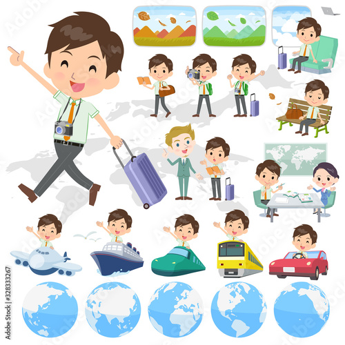 school boy pale green shirt summer_travel