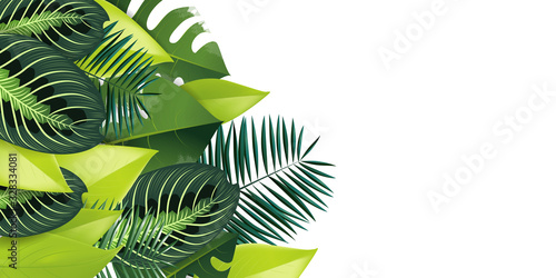 tropical illustration background
