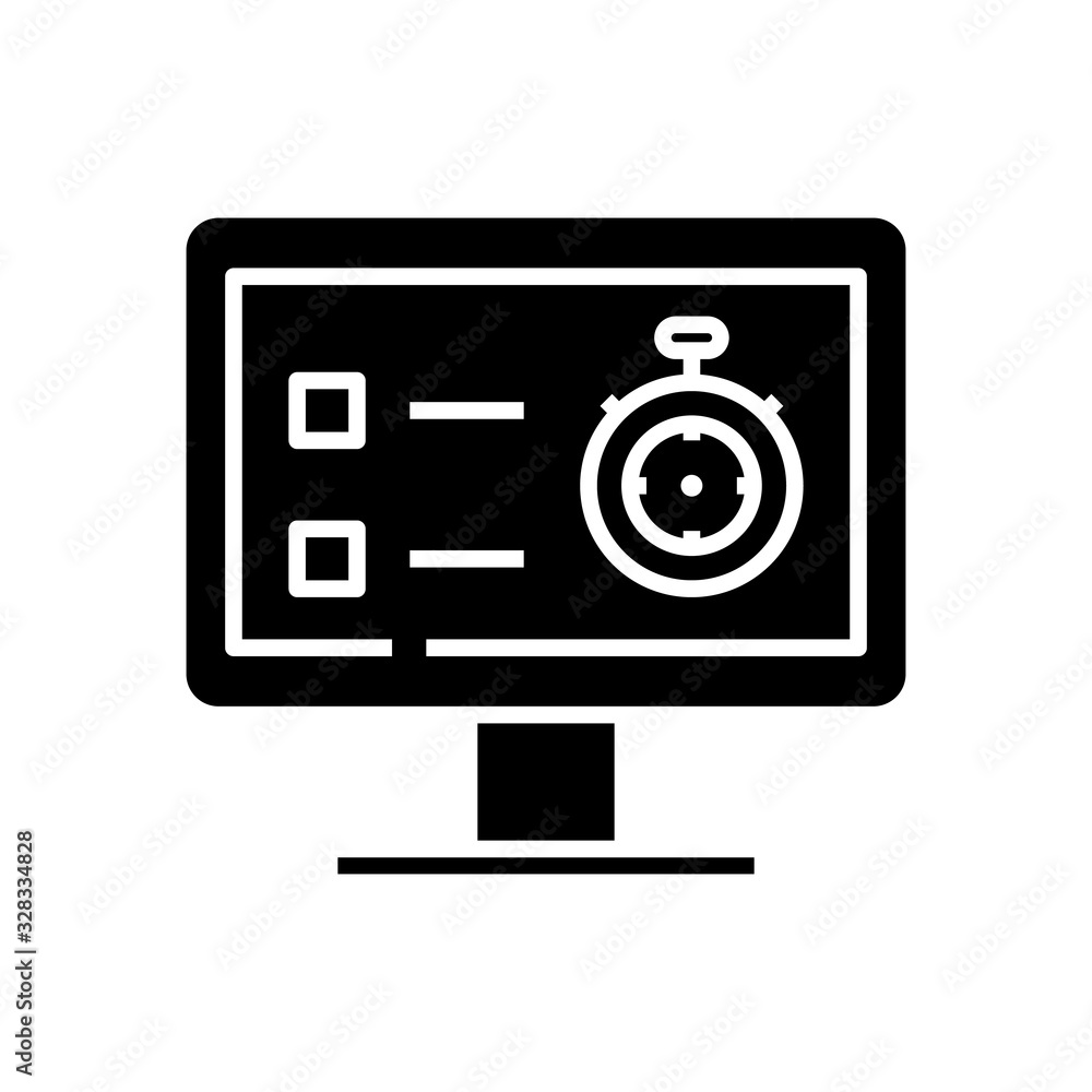 Safe data black icon, concept illustration, vector flat symbol, glyph sign. Safe data black icon, concept illustration, vector flat symbol, glyph sign.