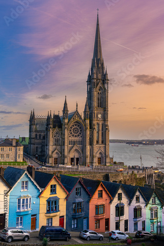 The Cathedral Church of St Colman, usually known as Cobh Cathedral, is a Roman Catholic cathedral in Cobh, Ireland. It is the cathedral church of the Diocese of Cloyne. It overlooks Cork harbour. photo