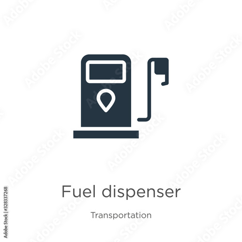 Fuel dispenser icon vector. Trendy flat fuel dispenser icon from transport aytan collection isolated on white background. Vector illustration can be used for web and mobile graphic design, logo, eps10