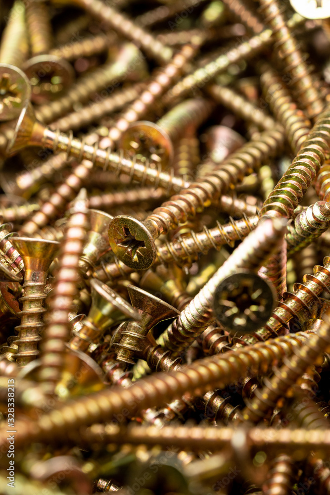 Hardened wood screws used in carpentry and handicrafts for industrial and household. Hardened wood screws used in carpentry and handicrafts for industrial and household.
