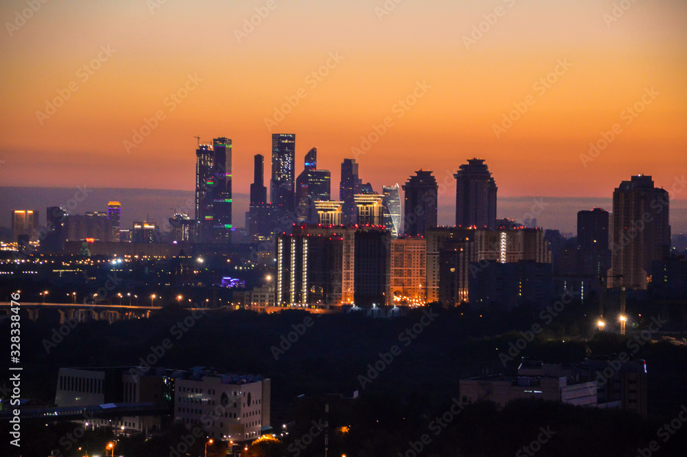 Fototapeta premium city at night