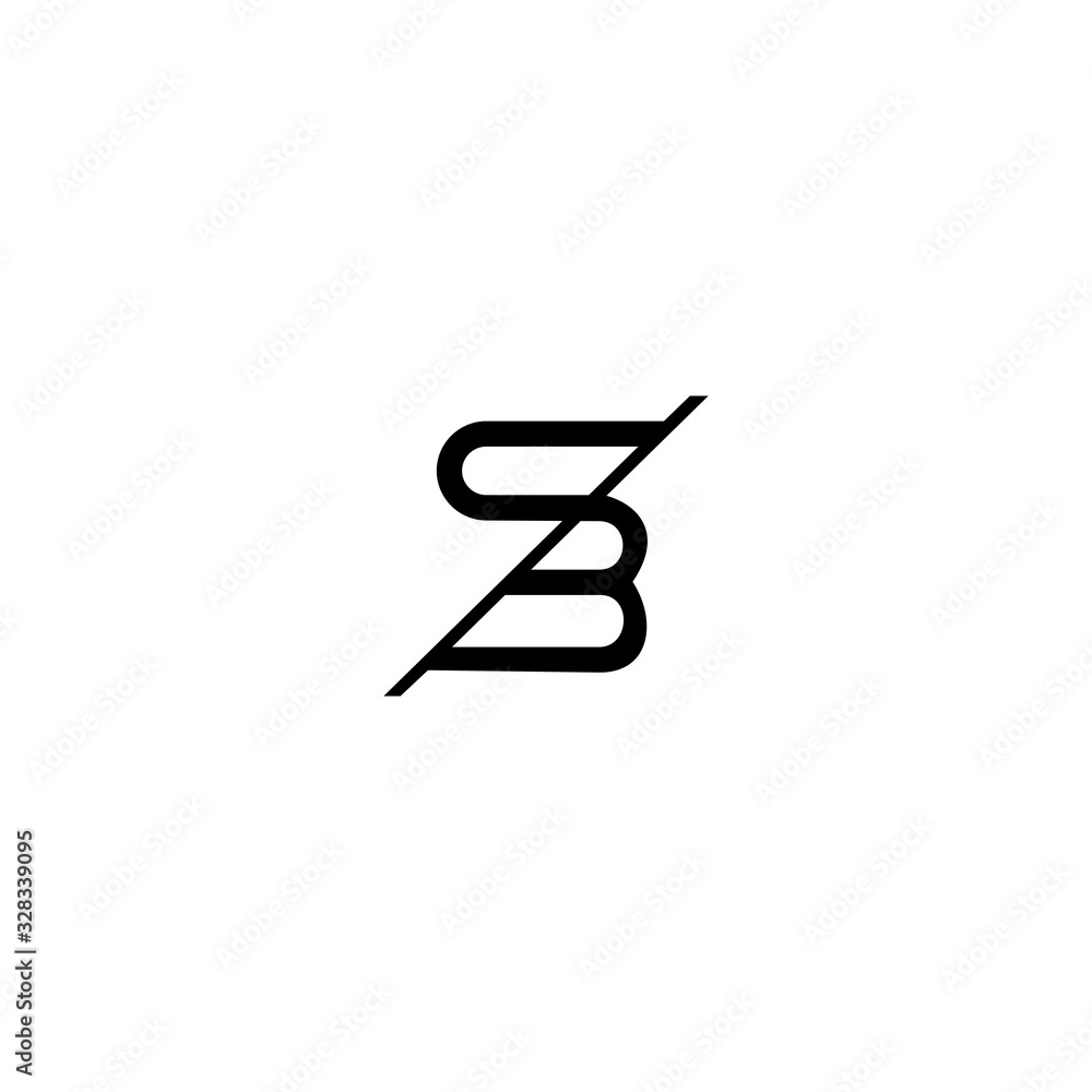 SB BS Modern Letter Logo Design SB BS Modern Letter Logo Design