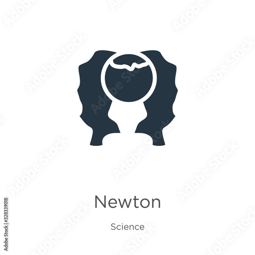 Newton icon vector. Trendy flat newton icon from science collection isolated on white background. Vector illustration can be used for web and mobile graphic design, logo, eps10