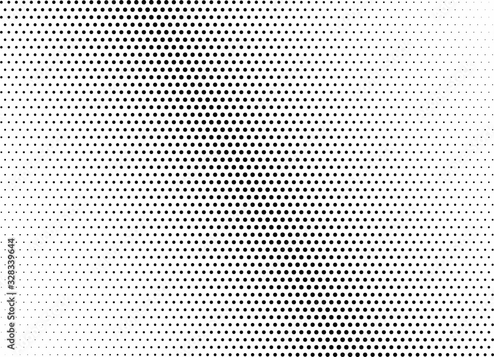 Abstract halftone dotted background. Monochrome grunge pattern with dot and circles.  Vector modern pop art texture for posters, sites, business cards, cover, postcards, labels, stickers layout.