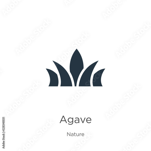 Agave icon vector. Trendy flat agave icon from nature collection isolated on white background. Vector illustration can be used for web and mobile graphic design, logo, eps10