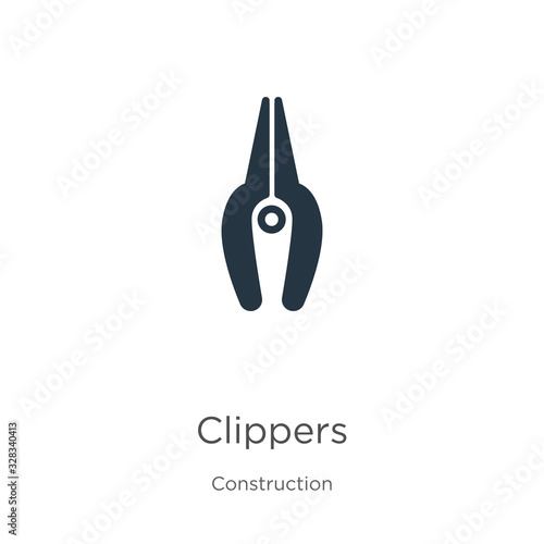 Clippers icon vector. Trendy flat clippers icon from construction collection isolated on white background. Vector illustration can be used for web and mobile graphic design, logo, eps10