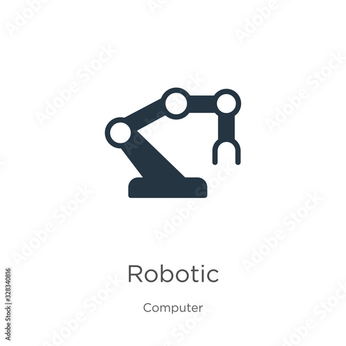 Robotic icon vector. Trendy flat robotic icon from computer collection isolated on white background. Vector illustration can be used for web and mobile graphic design  logo  eps10