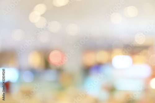 Blurred image of shopping mall background © Thanakorn Thaneevej