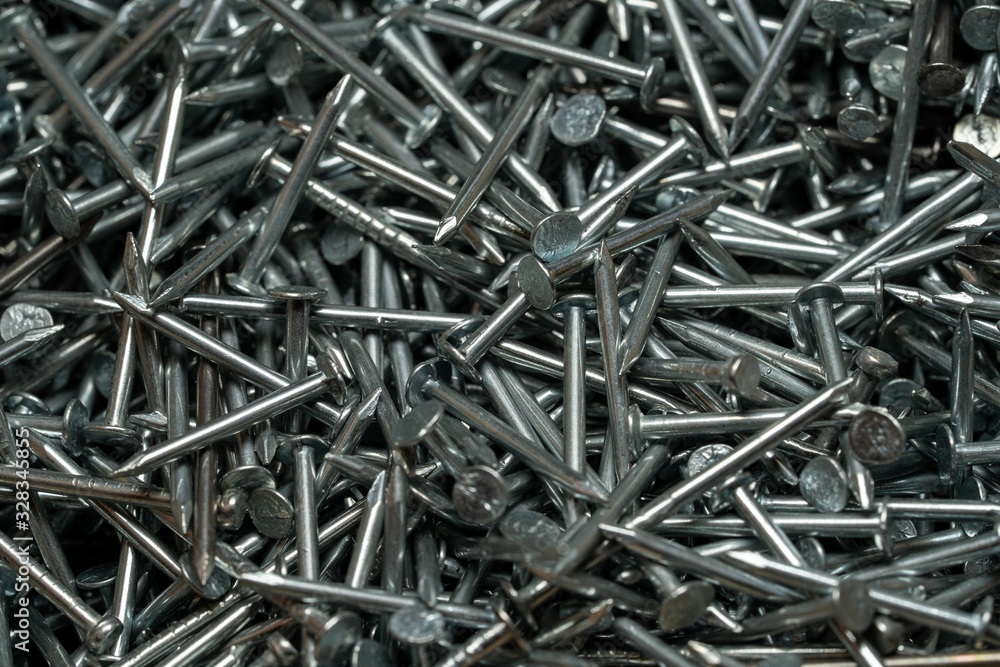 Steel nails used in carpentry and handicrafts for industrial and household. Steel nails used in carpentry and handicrafts for industrial and household.