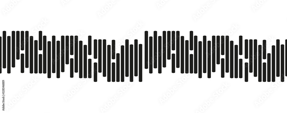 Modern Digital Sound Wave on White background,Earthquake wave diagram concept; design for education and science; Vector Illustration. Modern Digital Sound Wave on White background,Earthquake wave diagram concept; design for education and science; Vector Illustration.