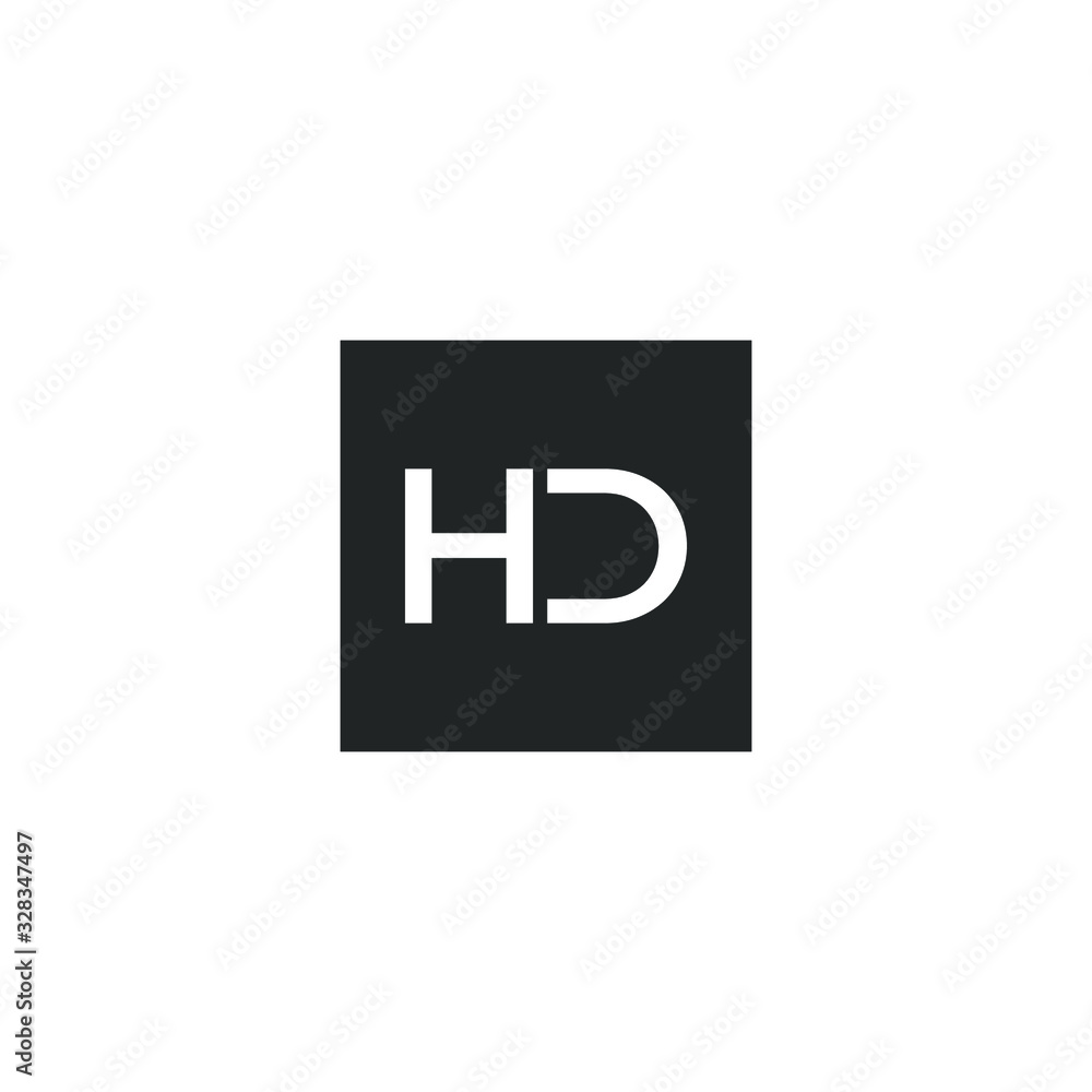 HD Letter Logo Template symbols icons Stock Vector | Adobe Stock