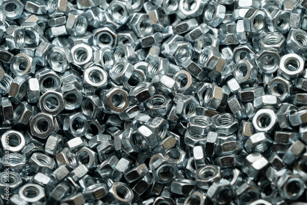 Steel nuts for bolt used in carpentry and handicrafts for industrial and household. Steel nuts for bolt used in carpentry and handicrafts for industrial and household.