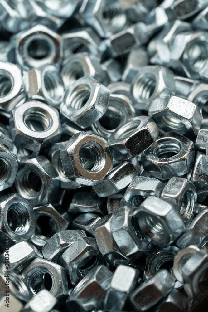 Steel nuts for bolt used in carpentry and handicrafts for industrial and household. Steel nuts for bolt used in carpentry and handicrafts for industrial and household.