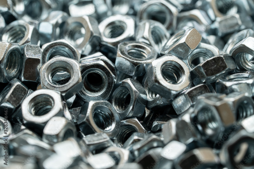 Steel nuts for bolt used in carpentry and handicrafts for industrial and household. Steel nuts for bolt used in carpentry and handicrafts for industrial and household.