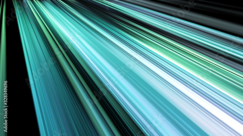 Speed Light Data Network Stream Technology abstract 3D illustration background