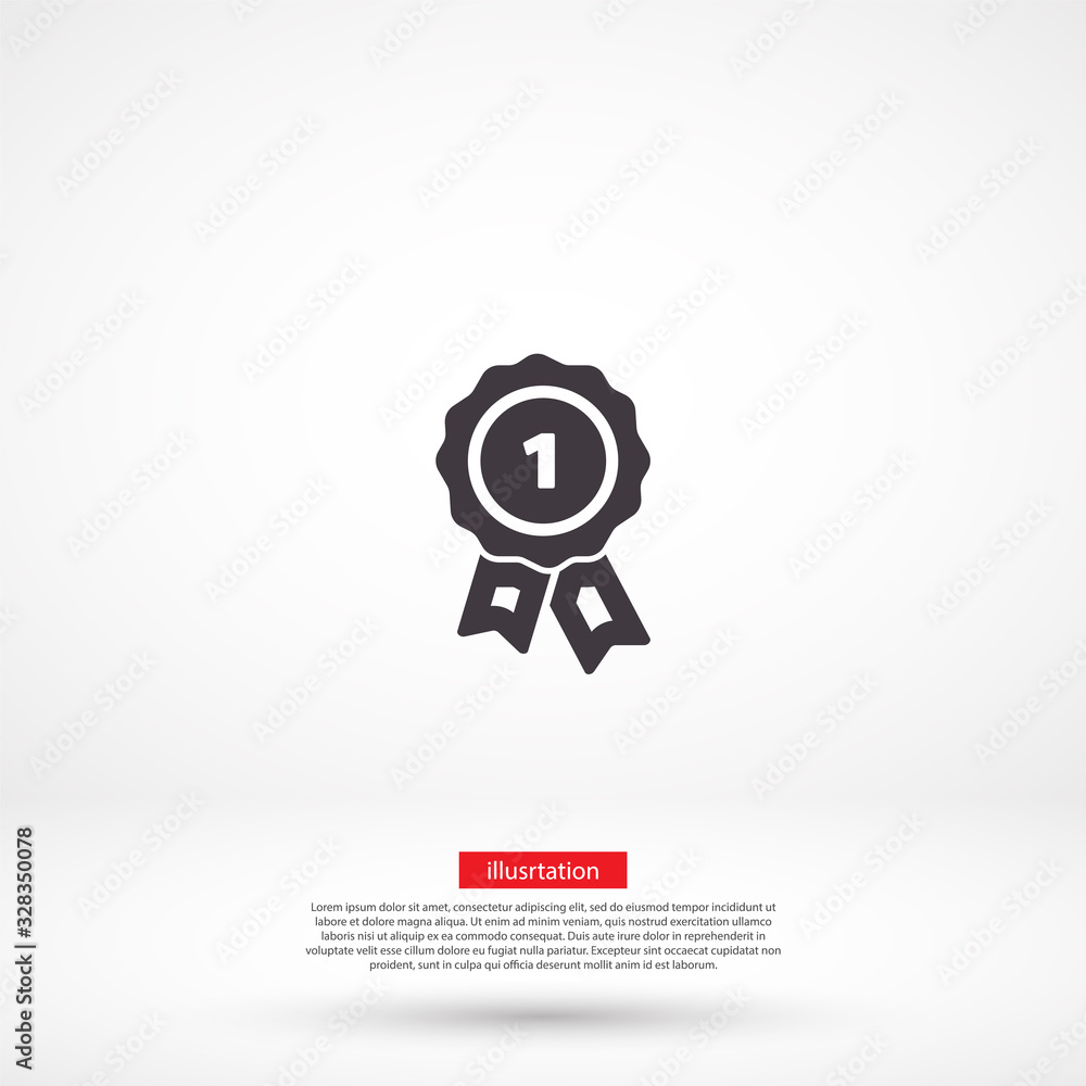 Award icon vector icon , lorem ipsum Flat design Award icon vector icon , lorem ipsum Flat design