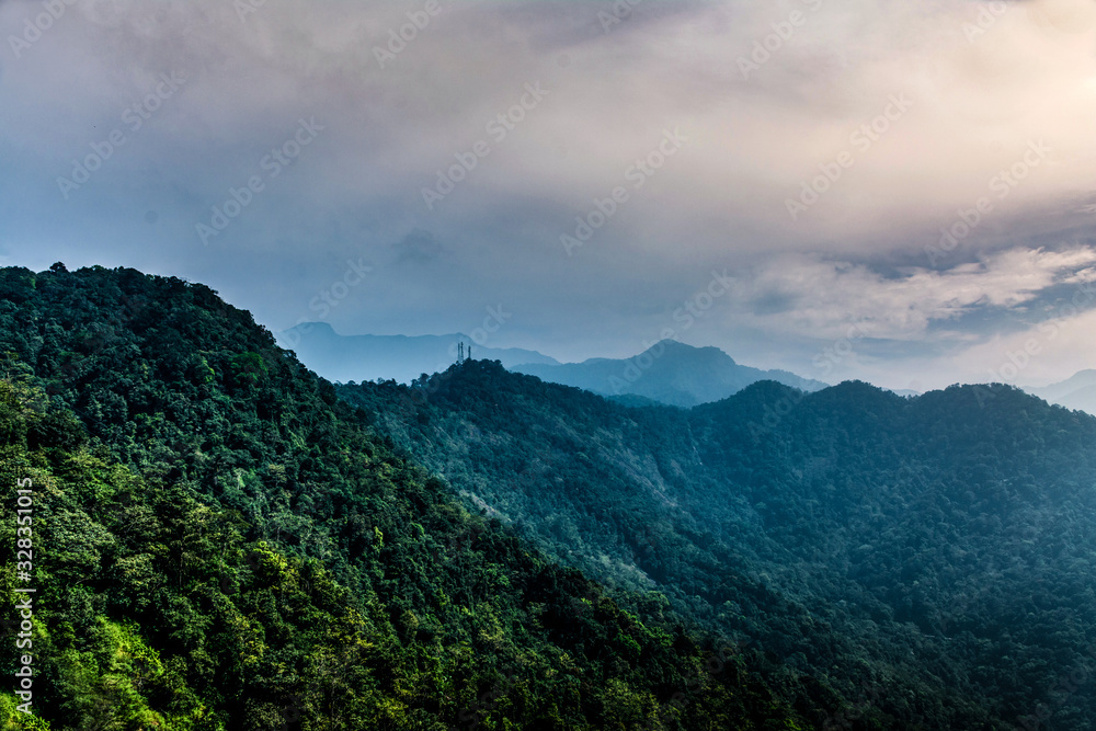 Kerala Mountain Scenery Beautiful Nature image from Wayanad Hill