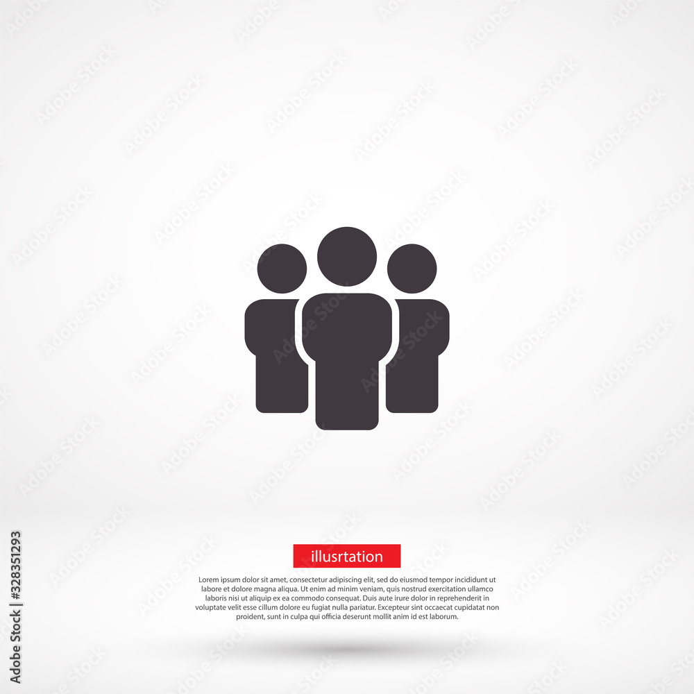 Vector people icon design 10 eps illustration Vector people icon design 10 eps illustration