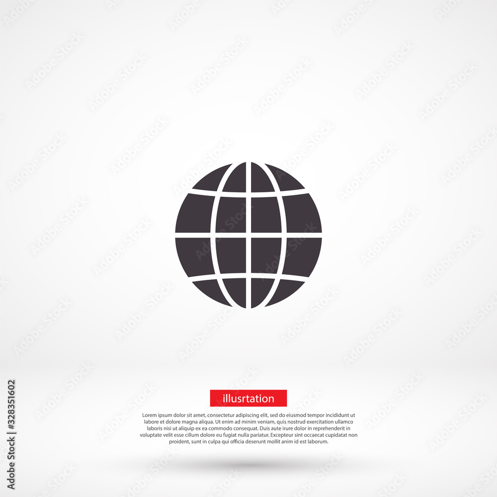 World Vector icon design 10 eps illustration World Vector icon design 10 eps illustration