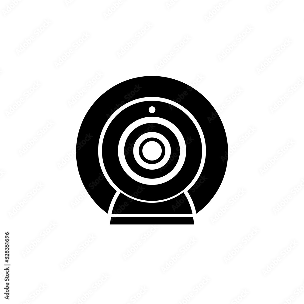 Web cam icon isolated on white background Web cam icon isolated on white background