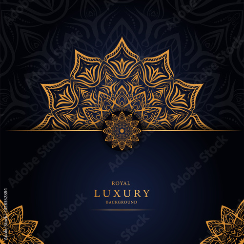 Luxury mandala arabesque ornamental background