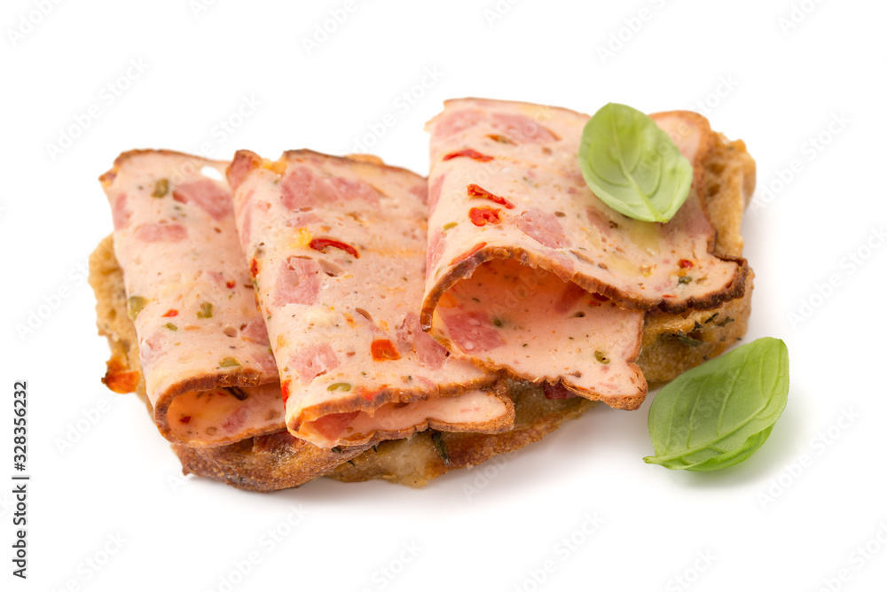 Bayerischer Pizza-Leberkäse