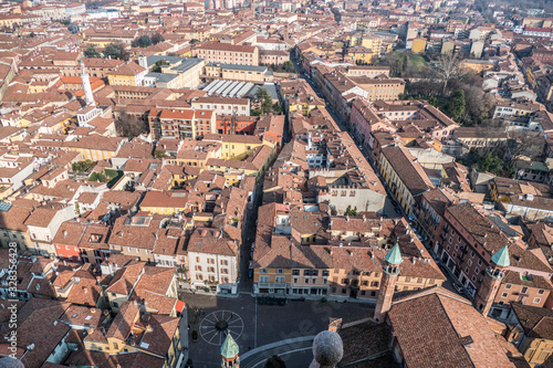 Aerial view of Cremona