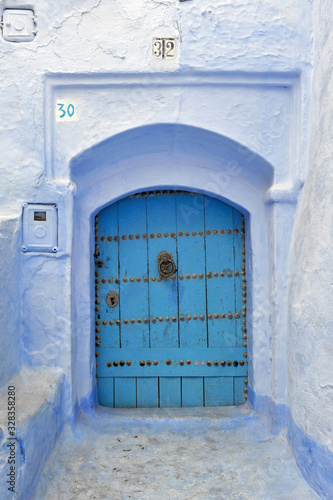 Africa - Morocco - Chefchaouen medina - handicraft products in the blue city heritage of humanity - unesco © andrea