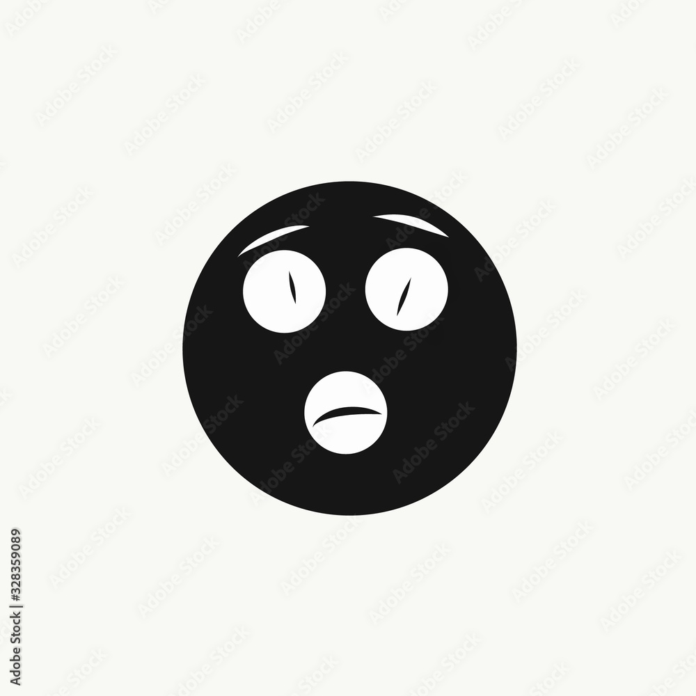 Obraz premium Cute face expression vector art