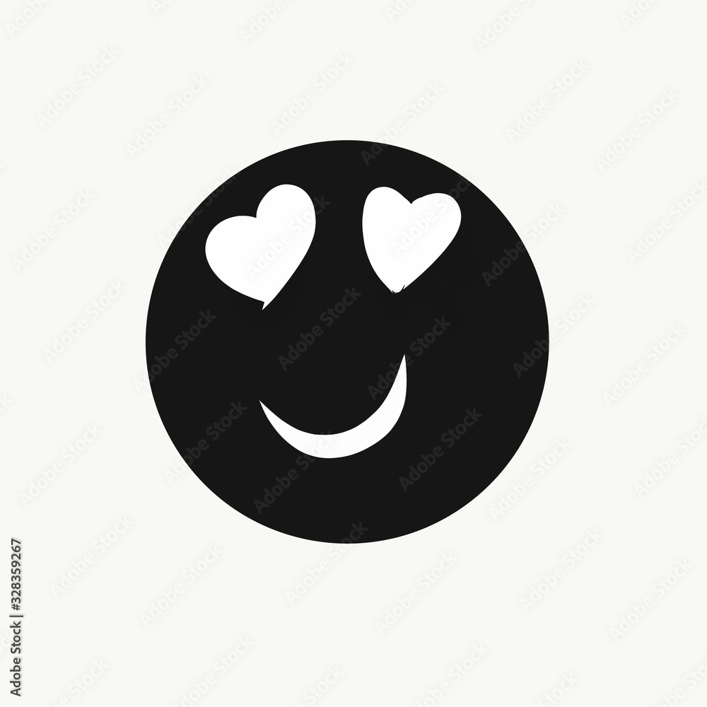 I love face expression vector art I love face expression vector art