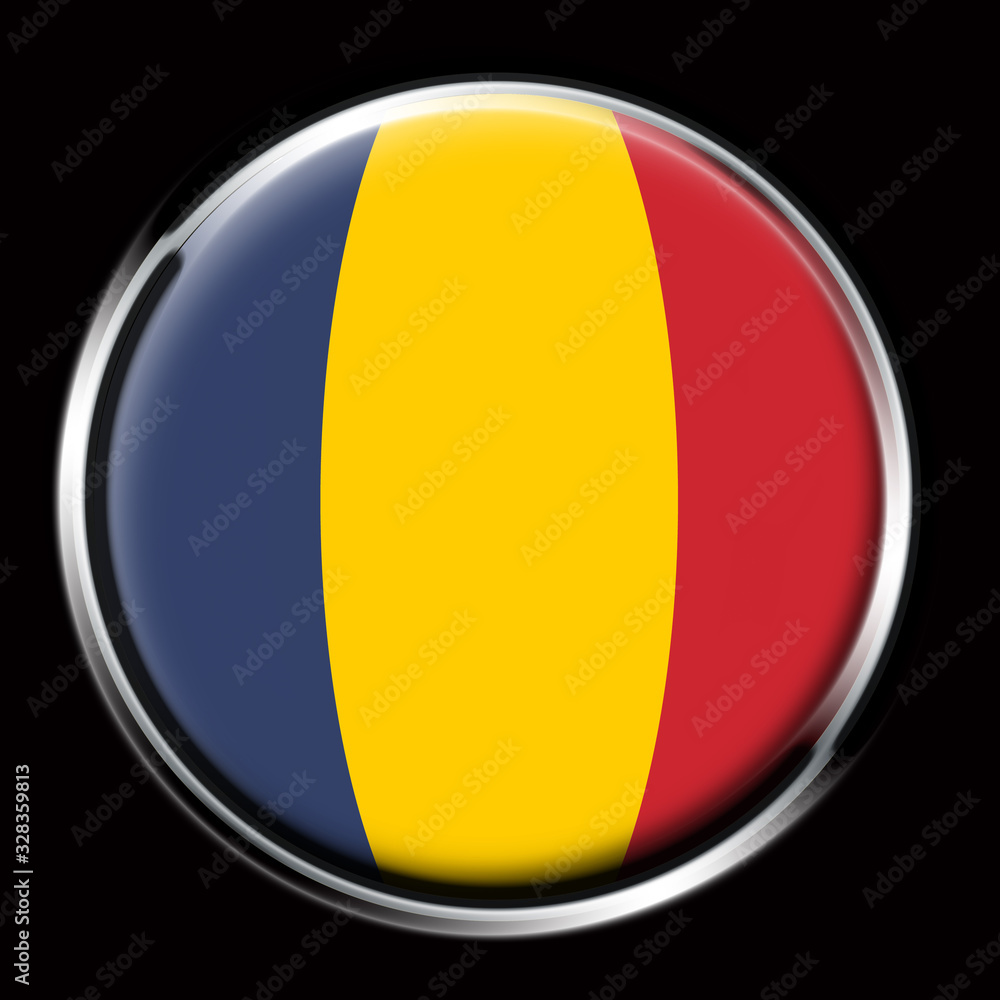 Fototapeta premium Bandiera Romania