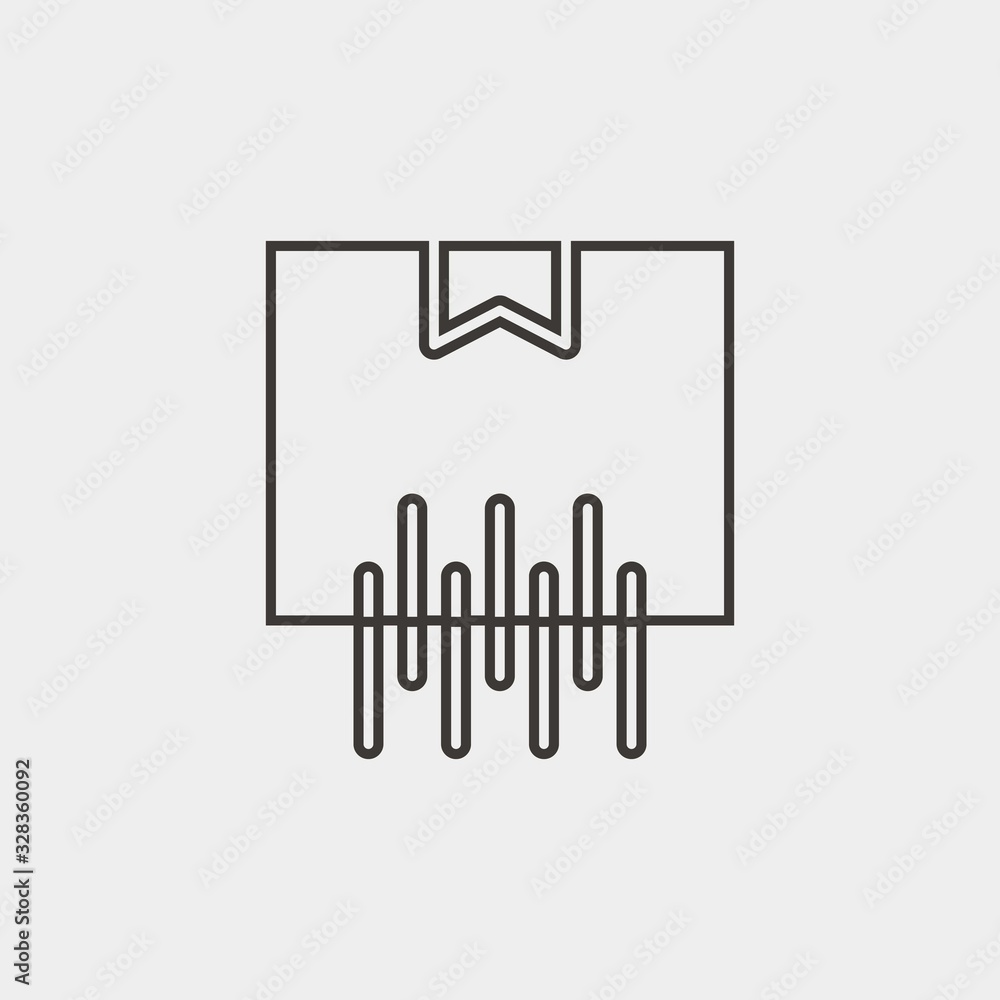 drop shipping line icon vector parcel online selling drop shipping line icon vector parcel online selling