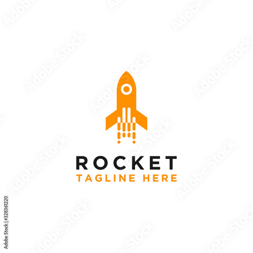 Rocket Logo Design Template vector eps 10 - vector