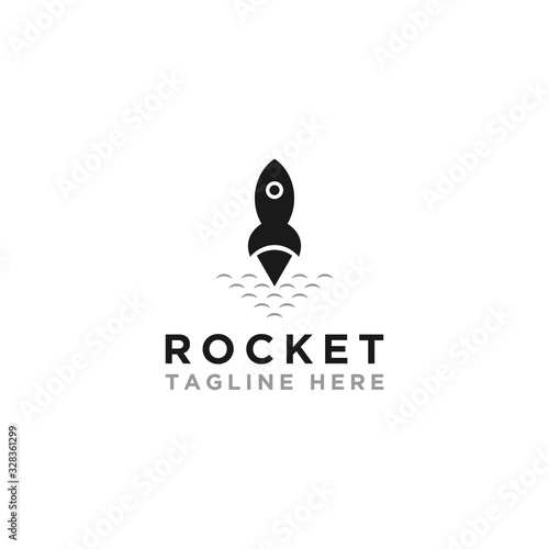 Rocket Logo Design Template vector eps 10 - vector