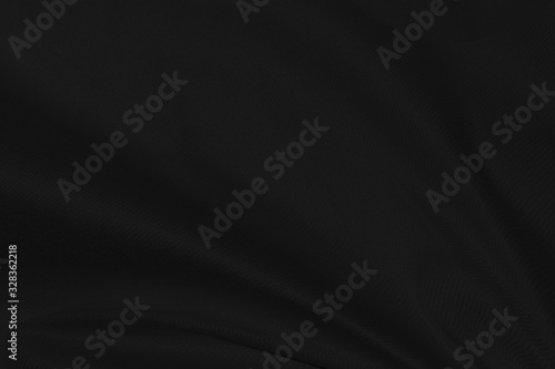 shiny beauty shape abstract. textile soft fabric black smooth curve fashion matrix decorate background