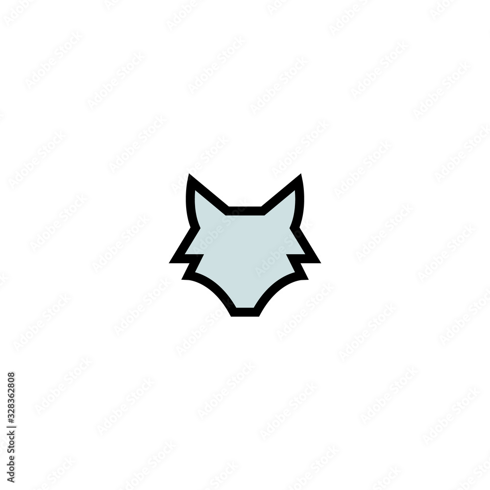 Wolf Logo Template. Vector Illustrator. Wolf Logo Template. Vector Illustrator.