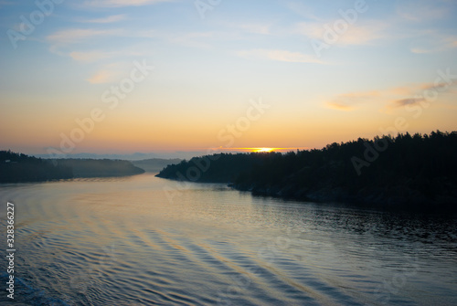 Islands of Scandinavia Sweden sunrise Baltic sea