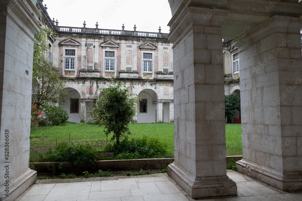 Fototapeta premium old historical monastery in lisbon