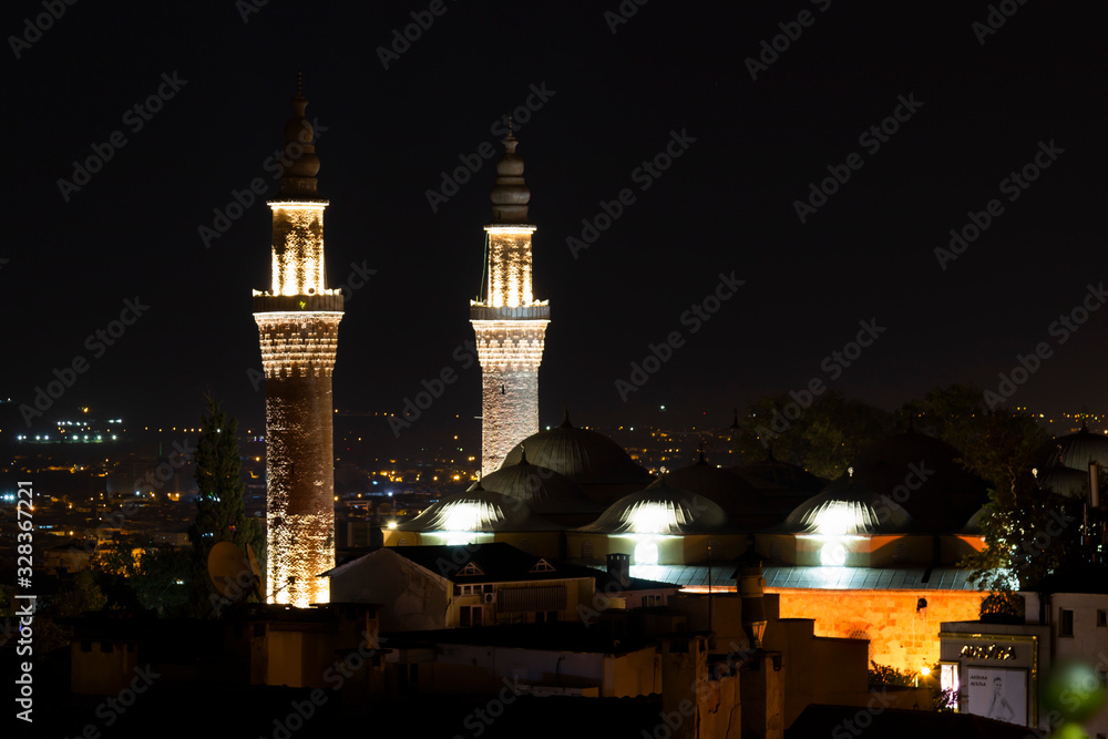 Fototapeta premium View of Bursa Great Mosque
