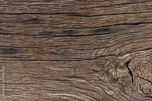 Texture od wooden planks. Wall made of antique wood. Raw wood after century.