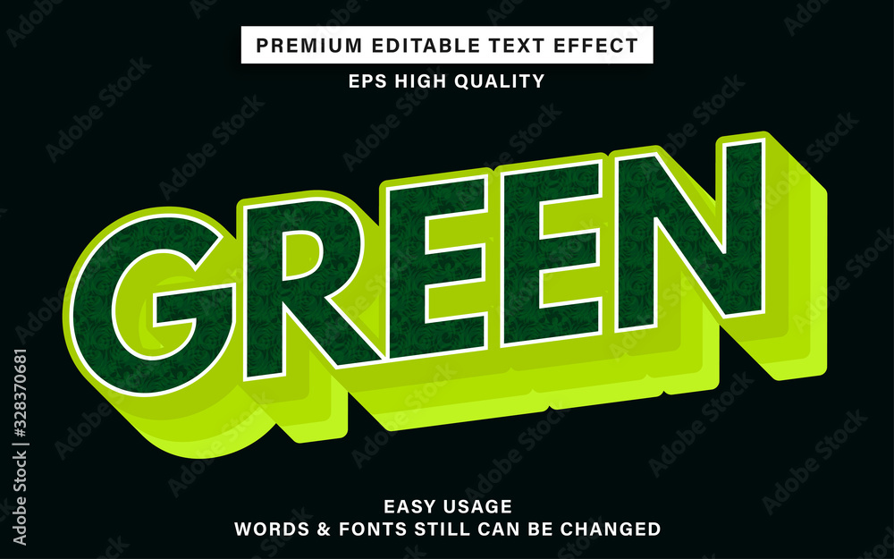 green text effect green text effect
