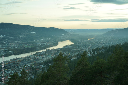 Picture of drammen shot from drammen spiral. photo