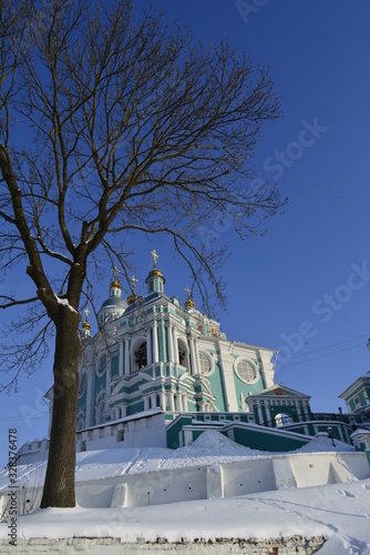 winter church
