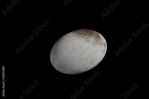 Fototapeta Naklejka Na Ścianę i Meble -  Haumea, dwarf planet, rotating. 3d render
