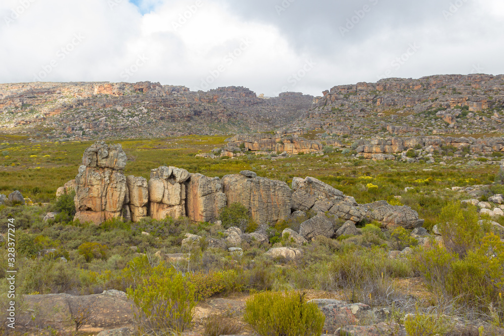 Landschaft in den Zederbergen, Western Cape, Südafrika