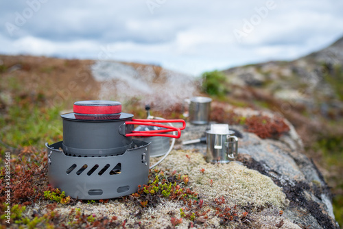 Campingküche in Norwegen
