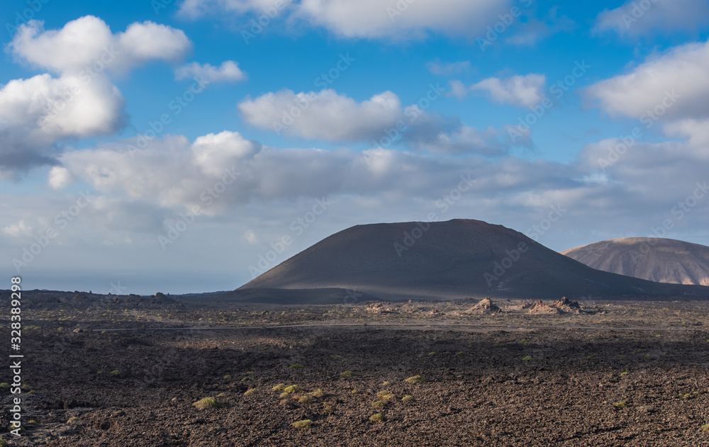 Timanfaya National Park is a Spanish national park on island Lanzarote, Canary Islands. 