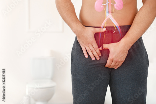 Young man with urologic dis...